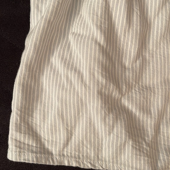 Abercrombie Kids Babydoll Tank Top. Thin Light Blue & White Stripes. Size 13/14 - Picture 3 of 10